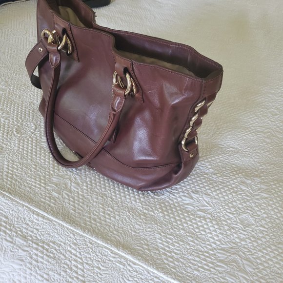 Cole Haan Brown leather shoulder bag - Picture 3 of 7